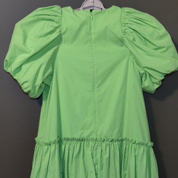 RHODE Bright Green Midi Dress - Picture 12 of 14